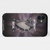 Bin ich mit Schwermetall-Cartoon Case-Mate iPhone Hülle (Rückseite (Horizontal))
