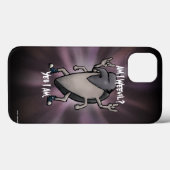 Bin ich mit Schwermetall-Cartoon Case-Mate iPhone Hülle (Rückseite (Horizontal))