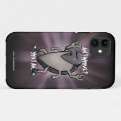 Bin ich mit Schwermetall-Cartoon Case-Mate iPhone Hülle (Rückseite (Horizontal))