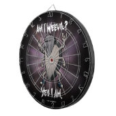 Bin ich mit Schwermetall-Cartoon Dartscheibe (Vorderseite rechts)