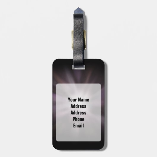 Bin ich mit Schwermetall-Cartoon Gepäckanhänger (Rückseite vertikal)