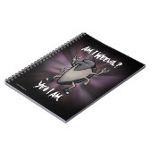 Bin ich mit Schwermetall-Cartoon Notizblock (Linke Seite)