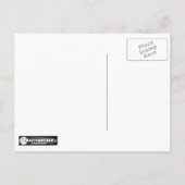 Bin ich mit Schwermetall-Cartoon Postkarte (Rückseite)