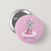 Bin ich Niedlich? Button (Vorne & Hinten)