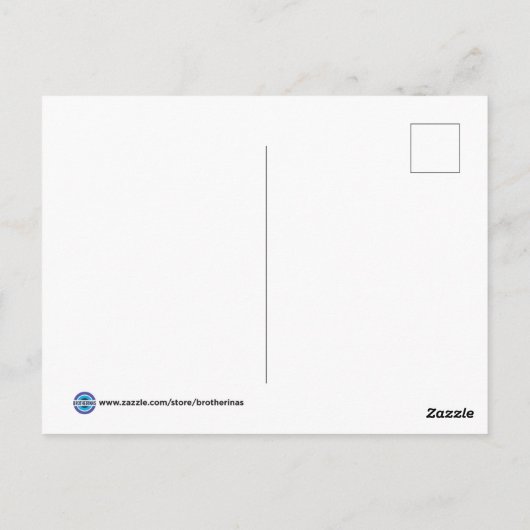 Bin ich perfekt? Nein. Nicht versuchen, ein Witz z Postkarte (Rückseite)