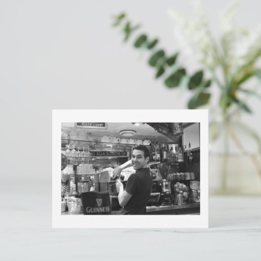 Bin ich? postkarte (Stehend Vorderseite)