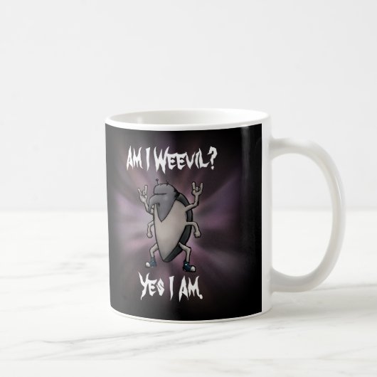 Bin ich übel Funny Heavy Metal Kaffeetasse (Rechts)