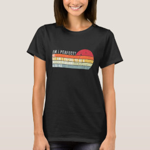 Bin ich vollkommen, ich versuche, ein besserer Men T-Shirt