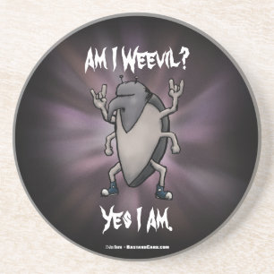 Bin ich Weevil Heavy Metal Cartoon Getränkeuntersetzer