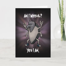 Bin ich Weevil Heavy Metal Leere Innenseite Karte