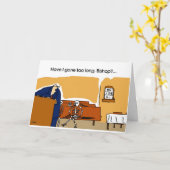 Bin ich zu lang, Bischof gegangen? Karte (Gelbe Blume)