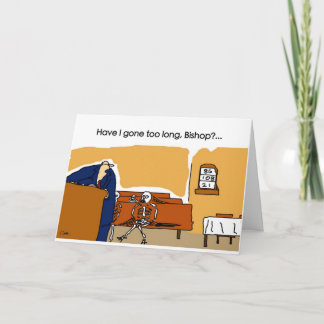 Bin ich zu lang, Bischof gegangen? Karte