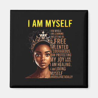 Bin mein Black Girl Magic Black History Monat dana Magnet
