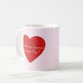 bin mein Valentine? | ein tusa mo leannan Là nam P Kaffeetasse (Vorderseite Links)