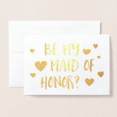 bin meine Trauzeugin Bokeh Folienkarte (Vorderseite mit Umschlag)