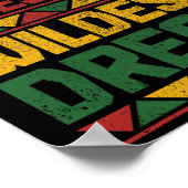 Bin My Ancestors Wildest Dream Black History Junet Poster (Ecke)