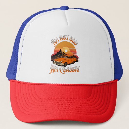 bin nicht alt, bin Klassiker Truckerkappe (Vorderseite)