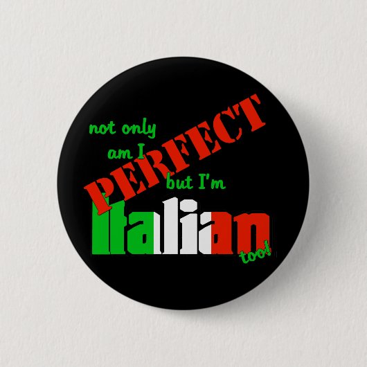 Bin nicht nur ich vervollkommne, aber ich bin auch button (Vorderseite)