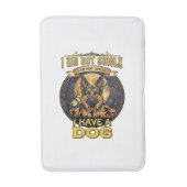 Bin nicht Single Habe Hund Halloween_1 Badematte (Vorderseite Vertikal)