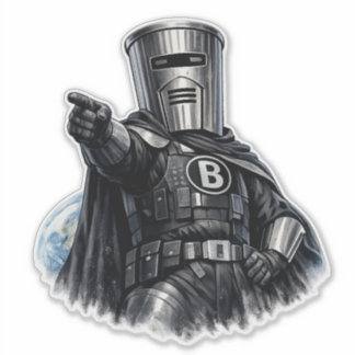 Bin Sentinel will dich: Wheelie Bin Aufkleber
