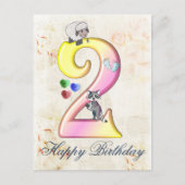 Bin Zwei Postkarte (Vorderseite)