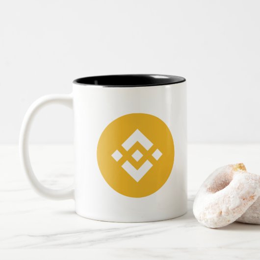 Binance BNB Zweifarbige Tasse (Mit Donut)