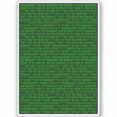 binär aufkleber (Vorderseite)