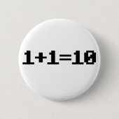 Binär Button (Vorderseite)