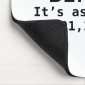 Binär ist es so einfach wie 01,10,11 mousepad (Ecke)