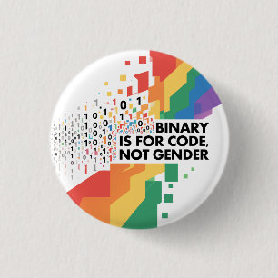 Binär ist für Code, nicht für Geschlecht. Button