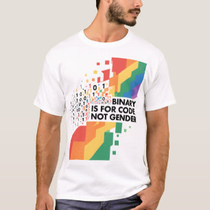 Binär ist für Code, nicht für Geschlecht. T-Shirt