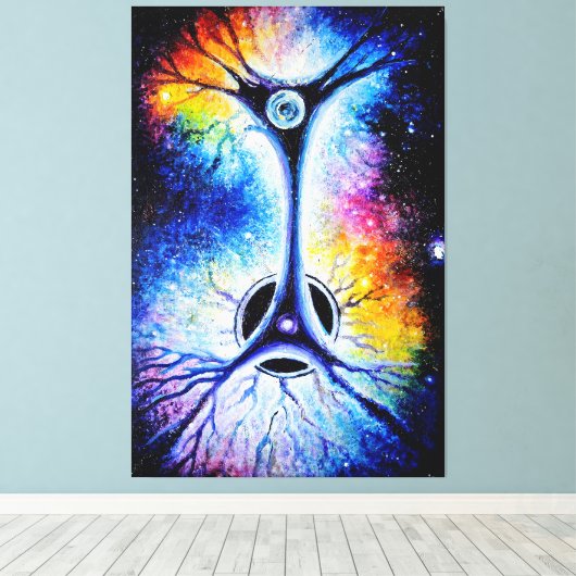 binär leinwanddruck (Insitu (Holzboden))