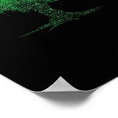 Binärbaum-Coding-Computerprogramm Poster (Ecke)