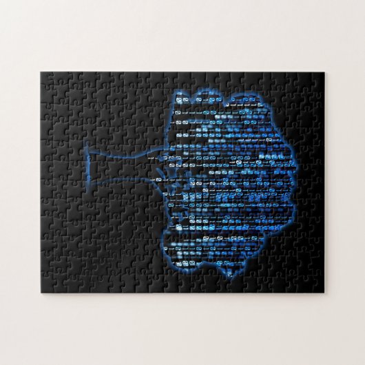 Binärbaum-Coding-Computerprogramm Puzzle (Horizontal)