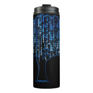 Binärbaum-Coding-Computerprogramm Thermosbecher