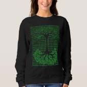 Binärbaum Computer Geek Mathematiker Programmierun Sweatshirt (Vorderseite)