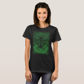 Binärbaum Computer Geek Mathematiker Programmierun T-Shirt (Vorne ganz)