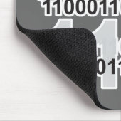 Binärcode-Design Mousepad (Ecke)