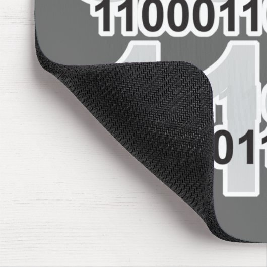 Binärcode-Design Mousepad (Ecke)