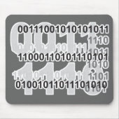 Binärcode-Design Mousepad (Vorne)