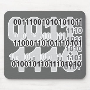 Binärcode-Design Mousepad