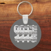 Binärcode-Design Schlüsselanhänger (Vorderseite)