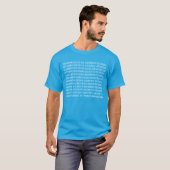 BINÄRCODE MIT NACHRICHT GEEK T-Shirt (Vorne ganz)
