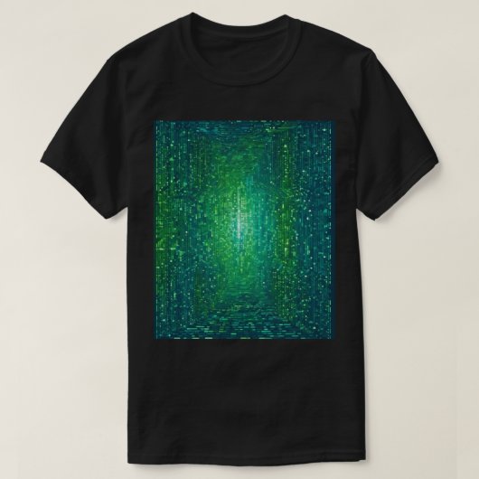Binärcode-Netzwerkprogrammierer-Entwickler-Aufkleb T-Shirt (Design vorne)