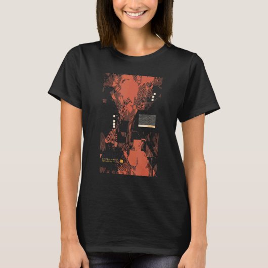 Binärcode Retro-Computer-Geek-Programmierer-Nerd-T T-Shirt (Vorderseite)