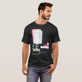 Binärcode Retro-Computer-Geek-Programmierer-Nerd-T T-Shirt (Vorne ganz)