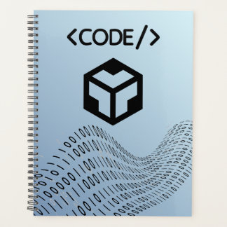 Binärcode Spiralplaner – Modernes Design Planer