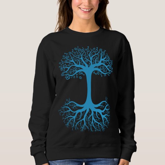 Binärcodebaum  Informatik Codierungsentwickler Sweatshirt (Vorderseite)