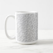 Binäre 15oz-Tasse Kaffeetasse (Links)