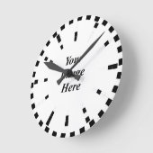 Binäre Bars-Uhr /w S-Zeichen von Kenneth Yoncich Runde Wanduhr (Winkel)